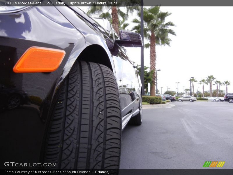 Cuprite Brown / Natural Beige 2010 Mercedes-Benz E 550 Sedan