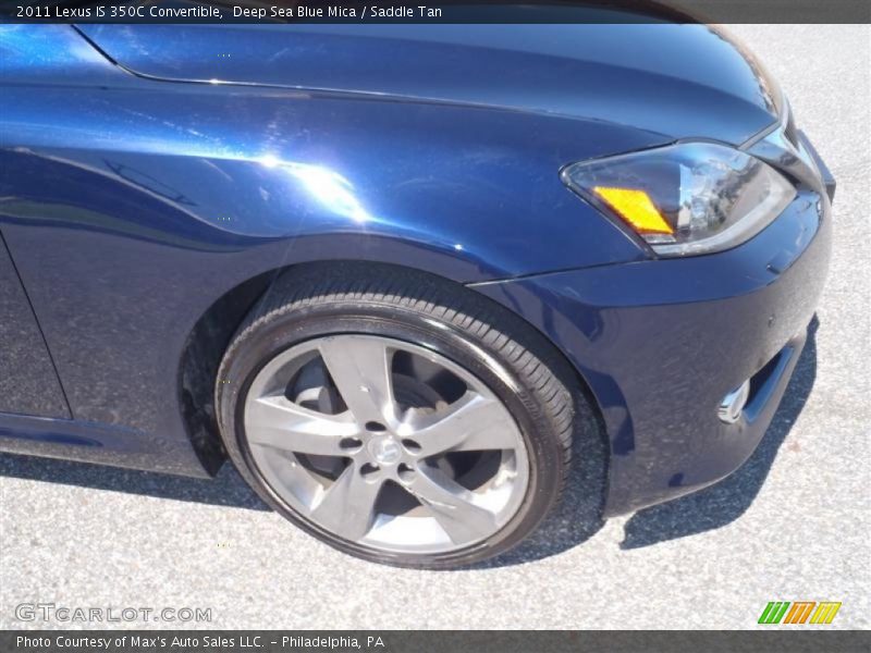 Deep Sea Blue Mica / Saddle Tan 2011 Lexus IS 350C Convertible