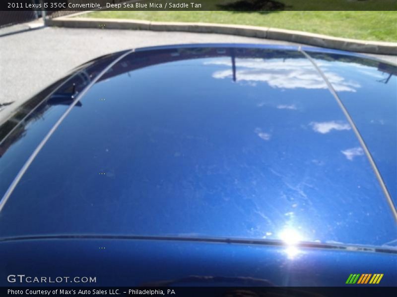 Deep Sea Blue Mica / Saddle Tan 2011 Lexus IS 350C Convertible