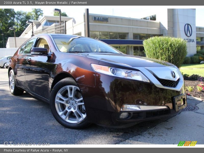 Mayan Bronze Metallic / Parchment 2009 Acura TL 3.5