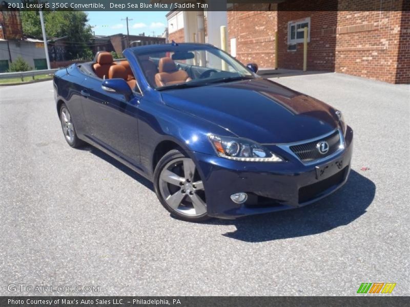  2011 IS 350C Convertible Deep Sea Blue Mica