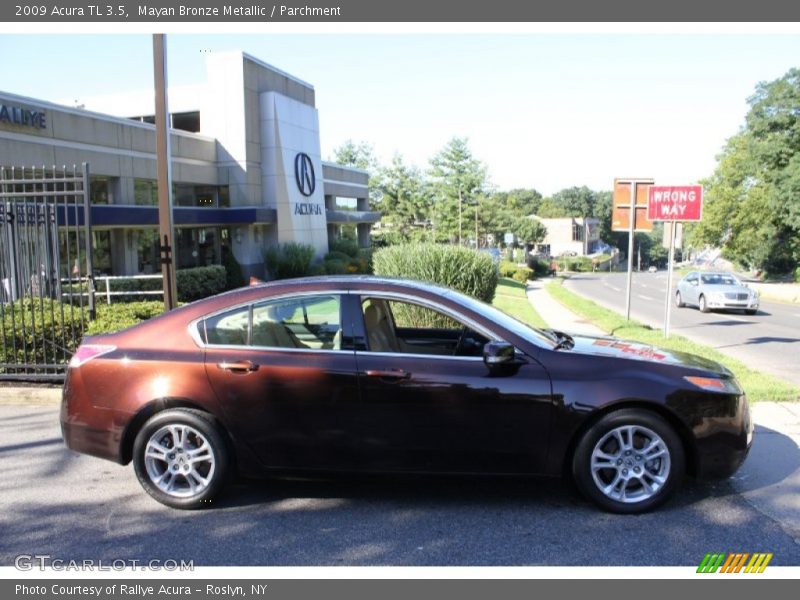 Mayan Bronze Metallic / Parchment 2009 Acura TL 3.5