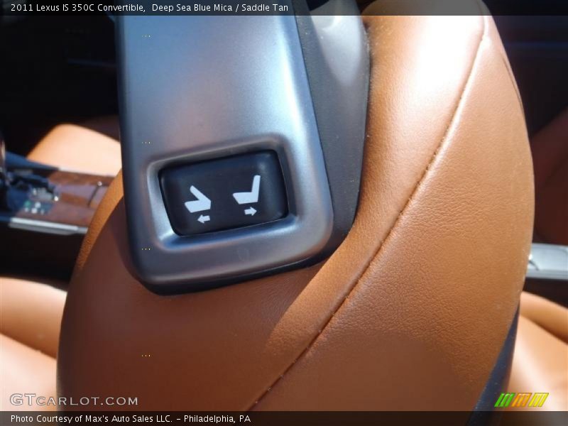 Deep Sea Blue Mica / Saddle Tan 2011 Lexus IS 350C Convertible
