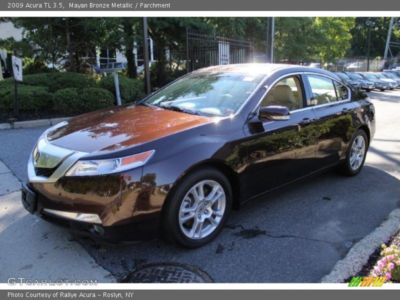 Mayan Bronze Metallic / Parchment 2009 Acura TL 3.5