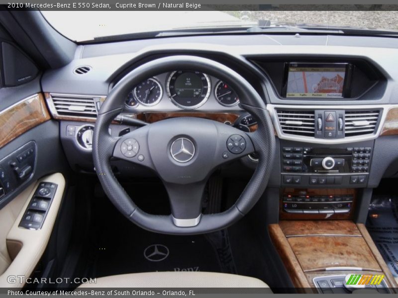 Dashboard of 2010 E 550 Sedan