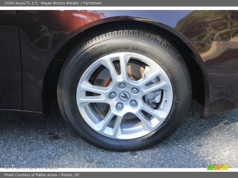 Mayan Bronze Metallic / Parchment 2009 Acura TL 3.5