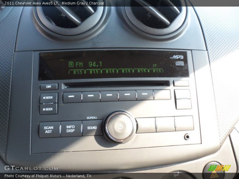 Medium Gray / Charcoal 2011 Chevrolet Aveo Aveo5 LT