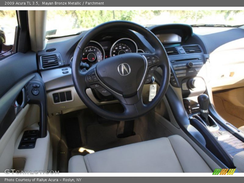 Mayan Bronze Metallic / Parchment 2009 Acura TL 3.5