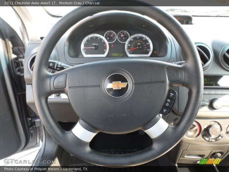 Medium Gray / Charcoal 2011 Chevrolet Aveo Aveo5 LT