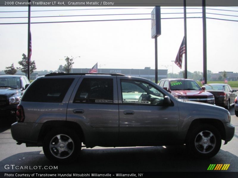 Graystone Metallic / Ebony 2008 Chevrolet TrailBlazer LT 4x4