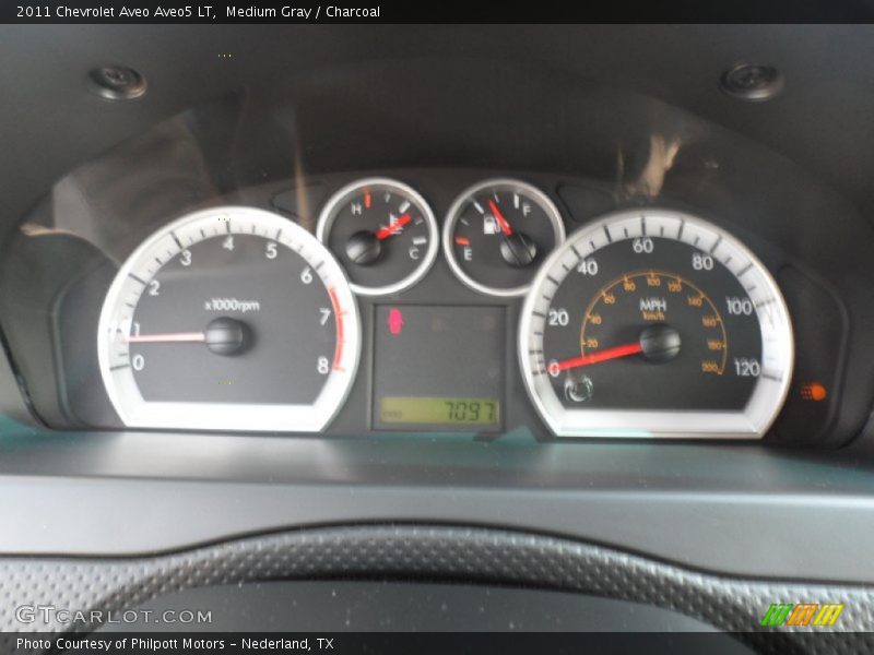 Medium Gray / Charcoal 2011 Chevrolet Aveo Aveo5 LT