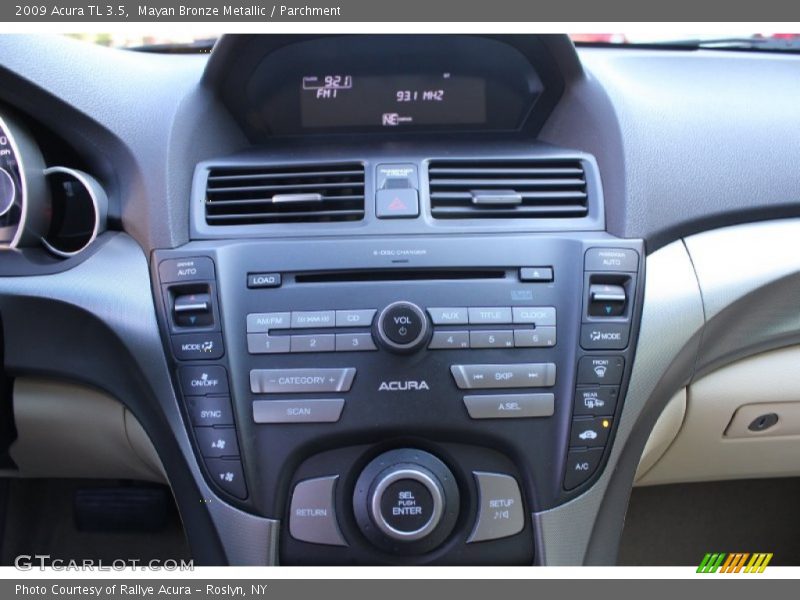 Mayan Bronze Metallic / Parchment 2009 Acura TL 3.5