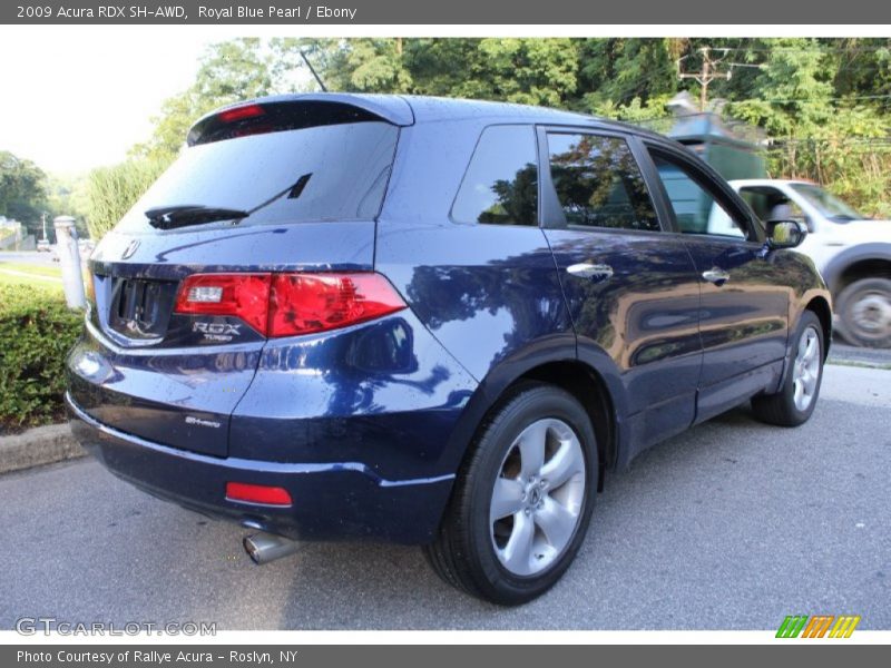 Royal Blue Pearl / Ebony 2009 Acura RDX SH-AWD