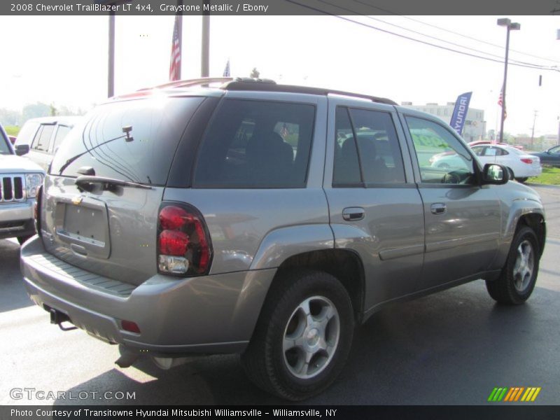 Graystone Metallic / Ebony 2008 Chevrolet TrailBlazer LT 4x4