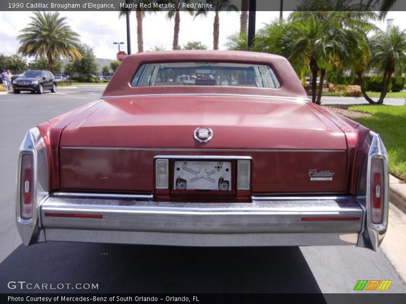  1990 Brougham d'Elegance Maple Red Metallic