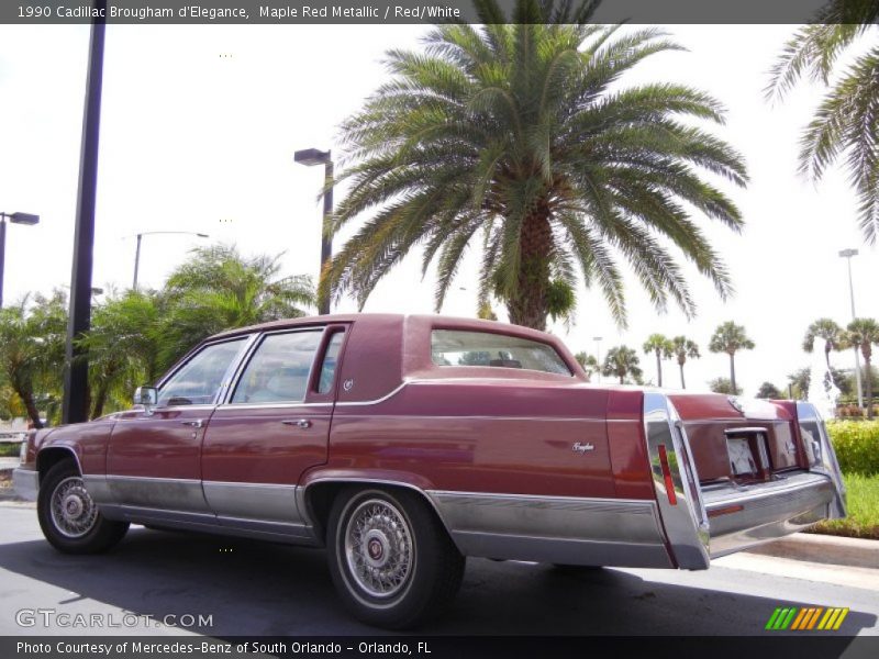  1990 Brougham d'Elegance Maple Red Metallic