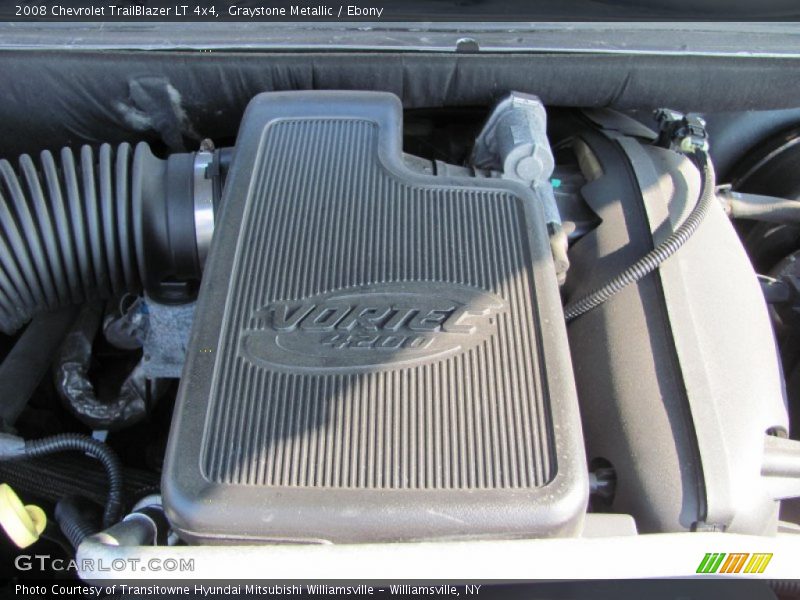 Graystone Metallic / Ebony 2008 Chevrolet TrailBlazer LT 4x4