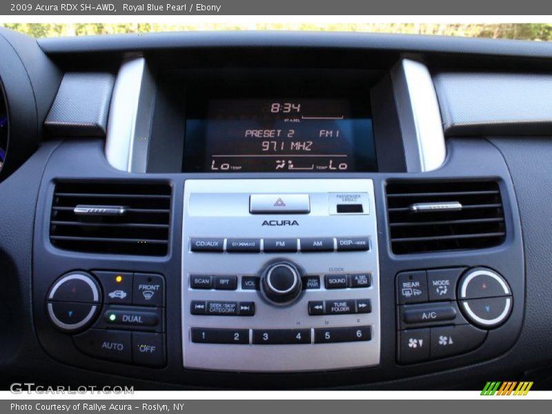 Royal Blue Pearl / Ebony 2009 Acura RDX SH-AWD