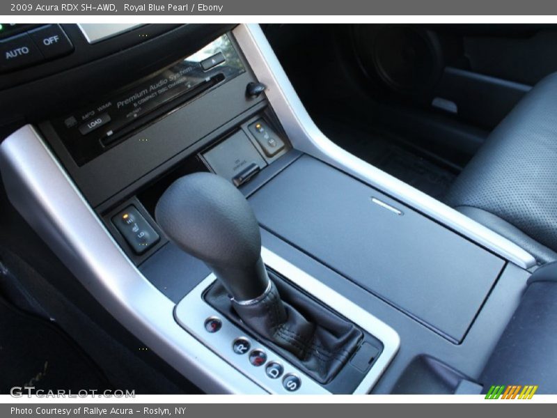 Royal Blue Pearl / Ebony 2009 Acura RDX SH-AWD