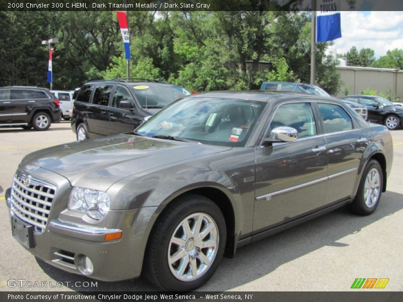 Dark Titanium Metallic / Dark Slate Gray 2008 Chrysler 300 C HEMI