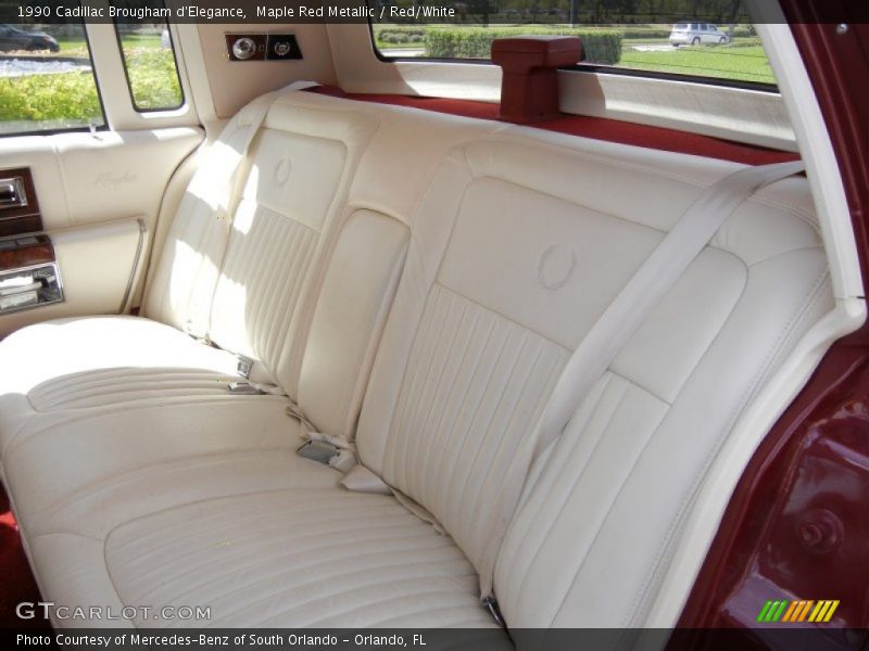  1990 Brougham d'Elegance Red/White Interior