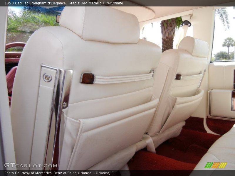  1990 Brougham d'Elegance Red/White Interior