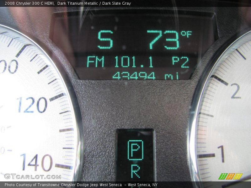 Dark Titanium Metallic / Dark Slate Gray 2008 Chrysler 300 C HEMI