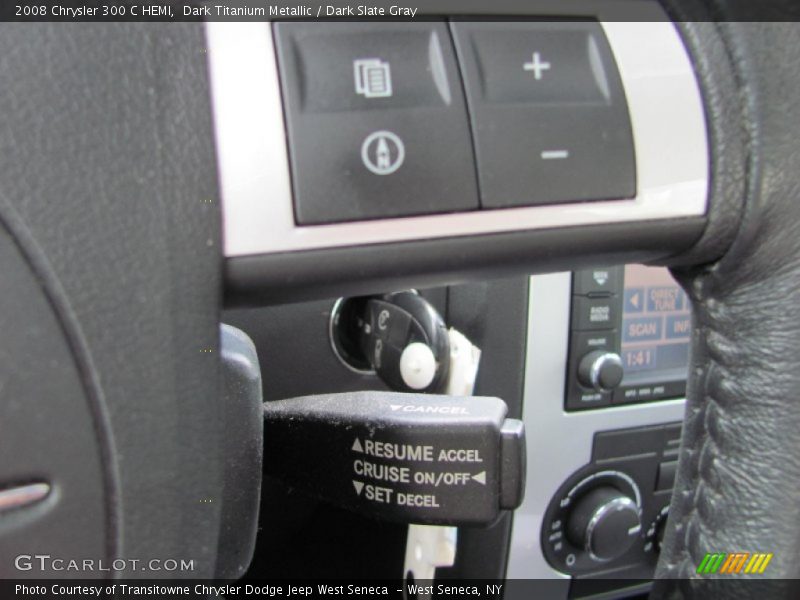 Dark Titanium Metallic / Dark Slate Gray 2008 Chrysler 300 C HEMI