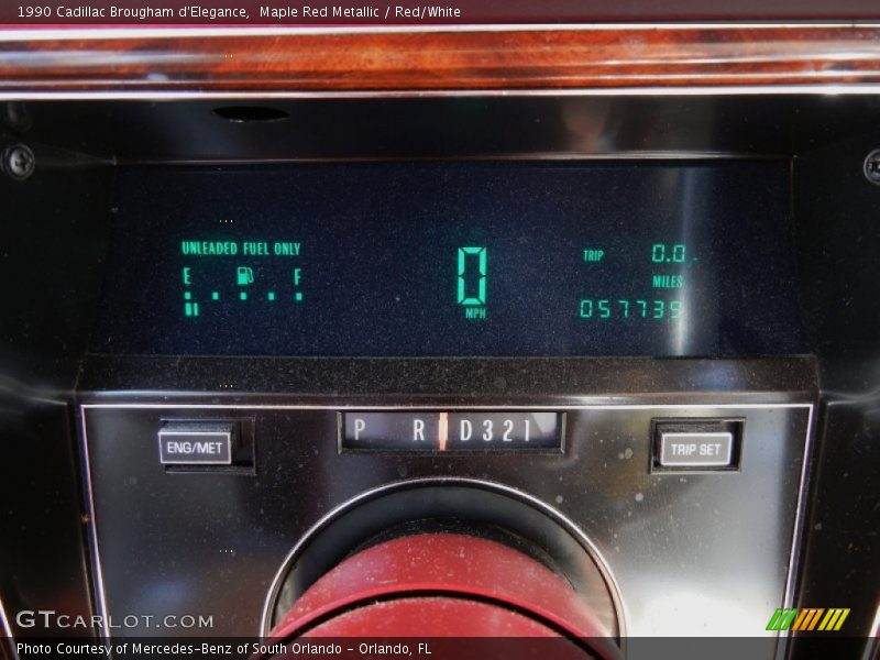  1990 Brougham d'Elegance d'Elegance Gauges