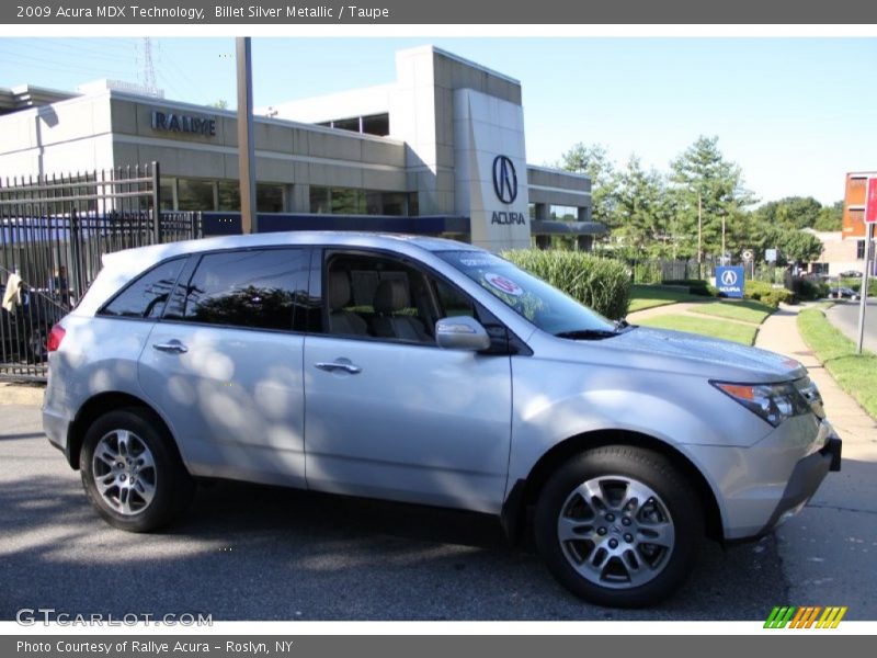 Billet Silver Metallic / Taupe 2009 Acura MDX Technology