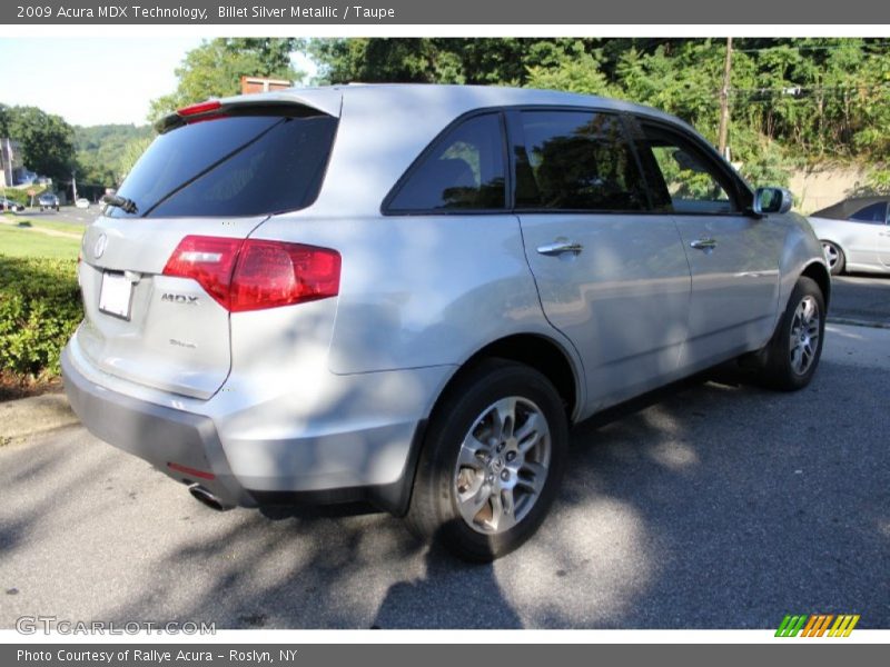 Billet Silver Metallic / Taupe 2009 Acura MDX Technology