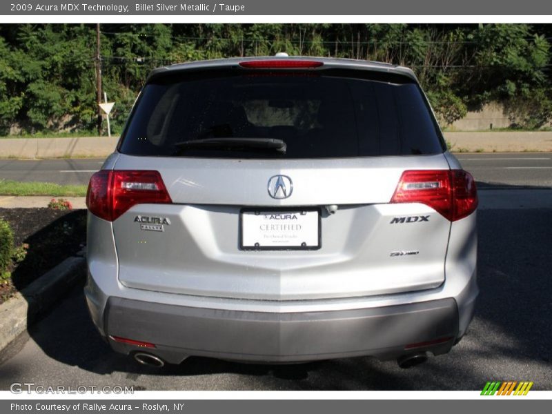 Billet Silver Metallic / Taupe 2009 Acura MDX Technology