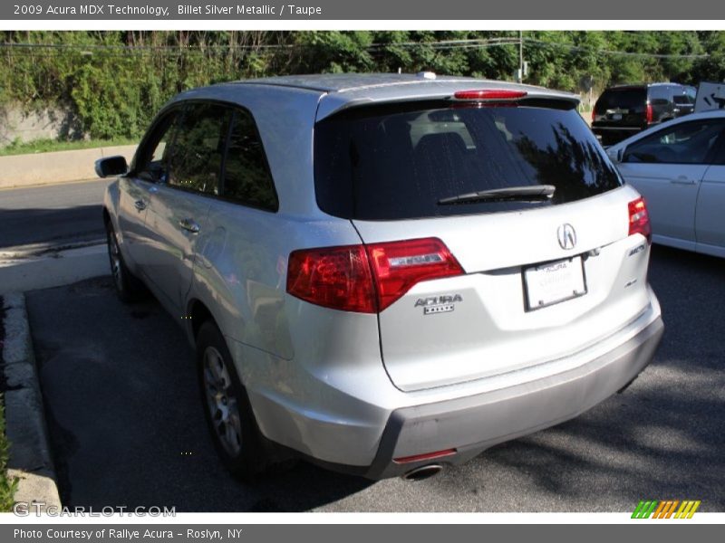 Billet Silver Metallic / Taupe 2009 Acura MDX Technology