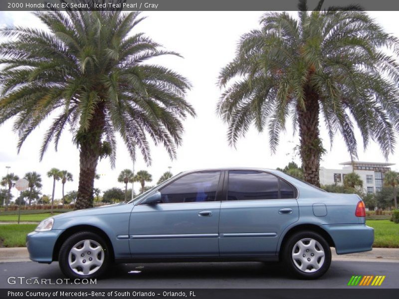  2000 Civic EX Sedan Iced Teal Pearl