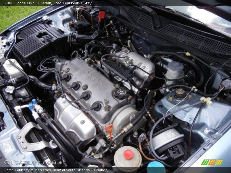  2000 Civic EX Sedan Engine - 1.6 Liter SOHC 16-Valve 4 Cylinder