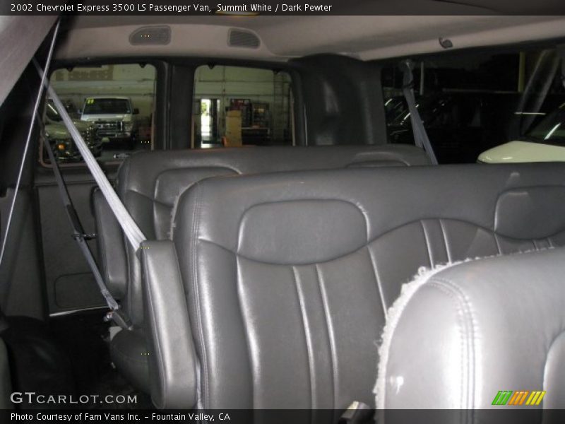 Summit White / Dark Pewter 2002 Chevrolet Express 3500 LS Passenger Van