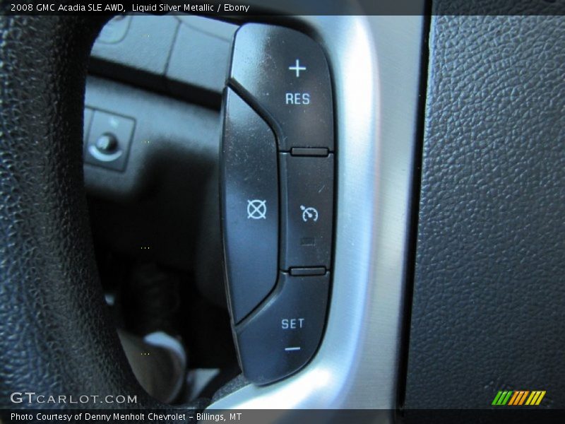 Liquid Silver Metallic / Ebony 2008 GMC Acadia SLE AWD