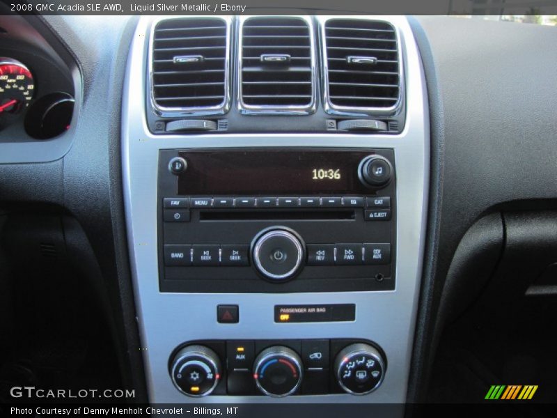 Liquid Silver Metallic / Ebony 2008 GMC Acadia SLE AWD
