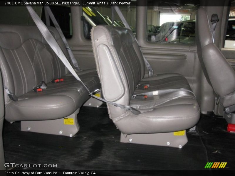 Summit White / Dark Pewter 2001 GMC Savana Van 3500 SLE Passenger