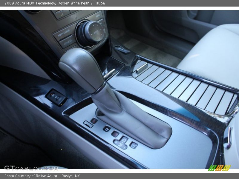 Aspen White Pearl / Taupe 2009 Acura MDX Technology