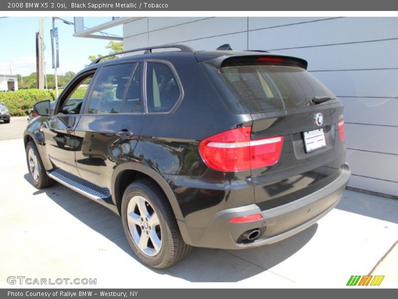 Black Sapphire Metallic / Tobacco 2008 BMW X5 3.0si