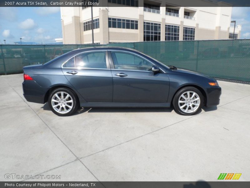 Carbon Gray Pearl / Ebony 2007 Acura TSX Sedan
