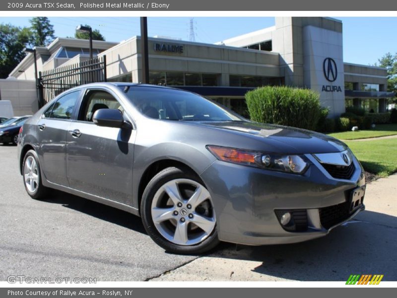 Polished Metal Metallic / Ebony 2009 Acura TSX Sedan