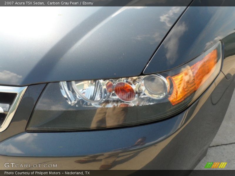 Carbon Gray Pearl / Ebony 2007 Acura TSX Sedan