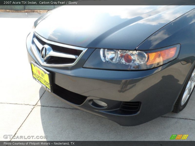 Carbon Gray Pearl / Ebony 2007 Acura TSX Sedan