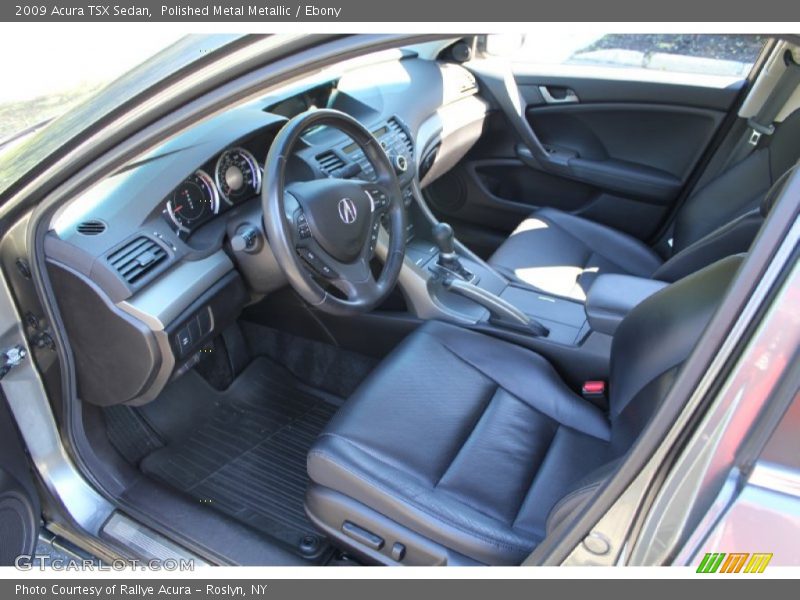 Polished Metal Metallic / Ebony 2009 Acura TSX Sedan