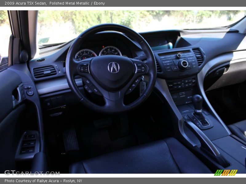 Polished Metal Metallic / Ebony 2009 Acura TSX Sedan