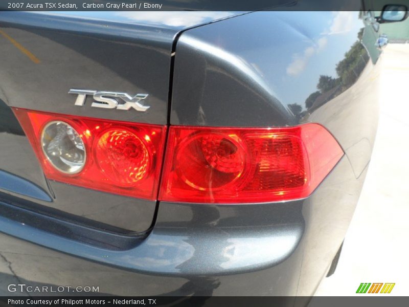 Carbon Gray Pearl / Ebony 2007 Acura TSX Sedan