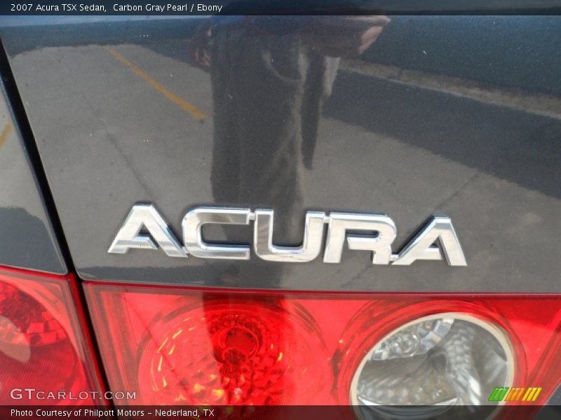 Carbon Gray Pearl / Ebony 2007 Acura TSX Sedan