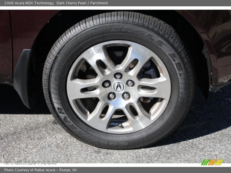 Dark Cherry Pearl / Parchment 2008 Acura MDX Technology